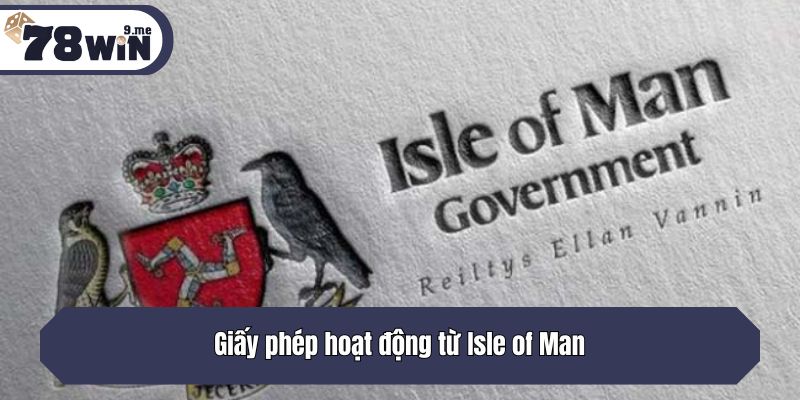 Giấy phép từ Isle of Man
